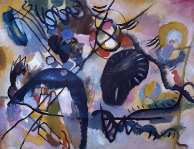 Zwarte vlek door Wassily Kandinsky